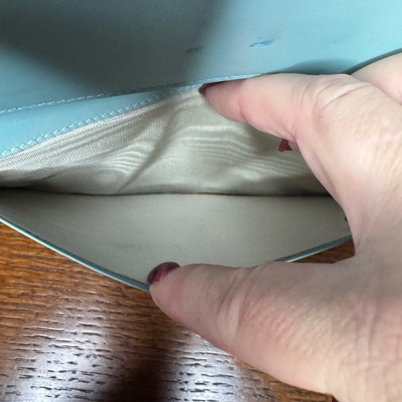 Gucci Robin’s Egg Blue Microguccissima Leather Jackie long wallet - Picture 9 of 16